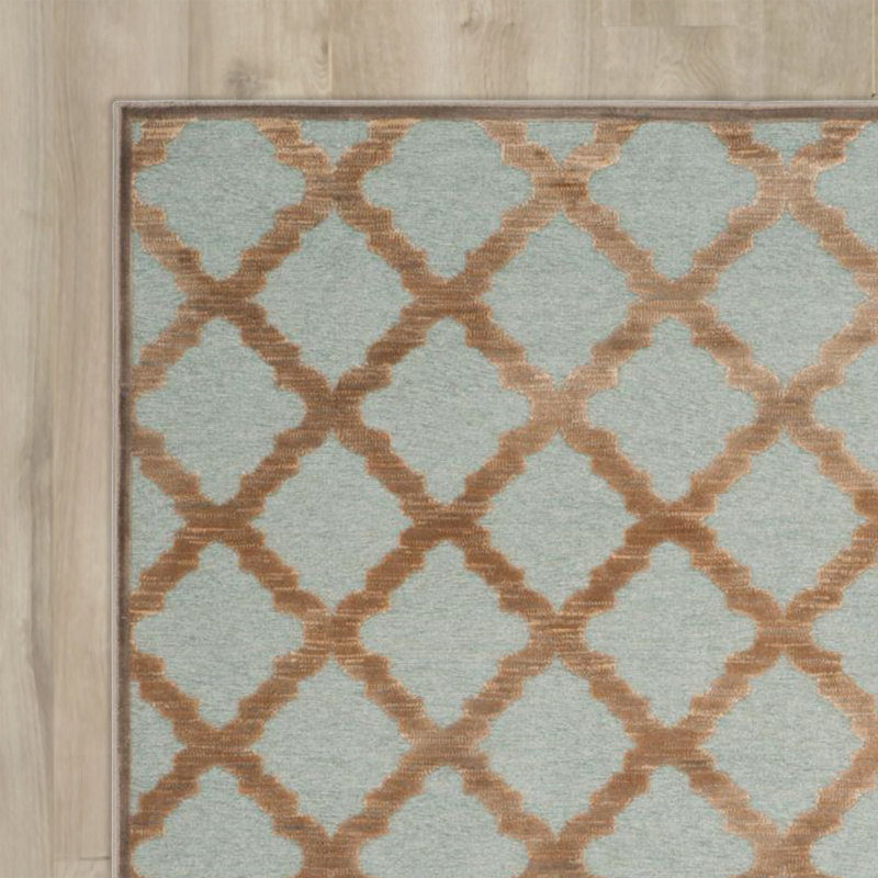 Tapis performance à motif géométrique Mitchum, Rectangle 8 pi x 11 pi 2 po