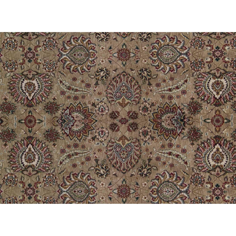Manchuria Wool Oriental Area Rug in Beige/Brown