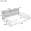 Lit double avec bibliothèque latérale, tablettes et garde-corps en blanc, design américain pour la chambre à coucher - Bois de pin de qualité, assemblage facile, rangement idéal