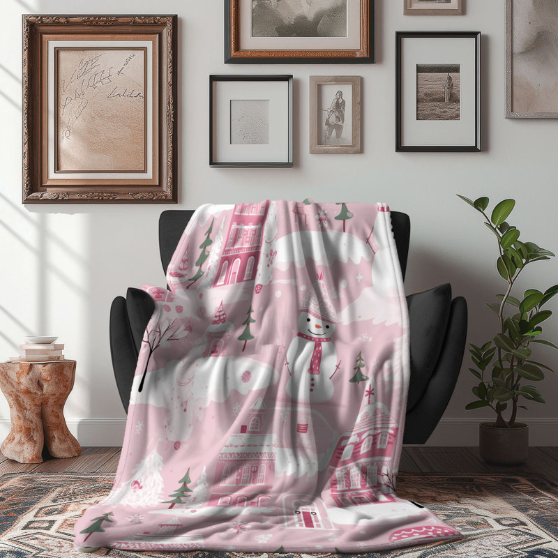 Doux Noël - couverture de qualité supérieure 1 pièce, L 60 po x L 80 po