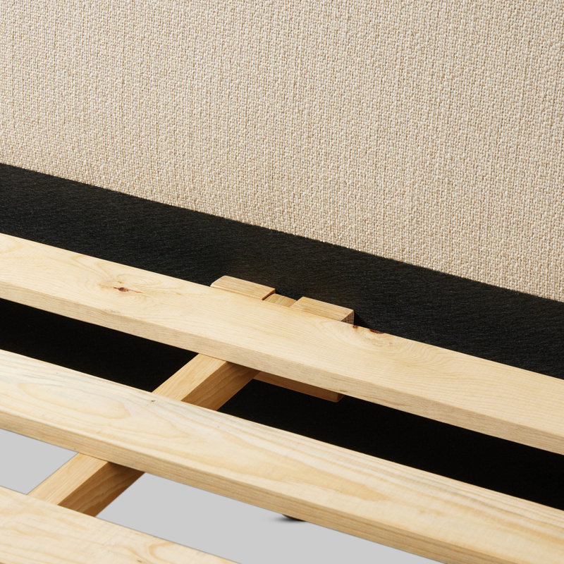 Colt Platform Bed-Irving Flax-Queen, King