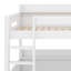 Lit superposé moderne avec tablettes de rangement intégrées et stations de charge USB intégrées-2053233601