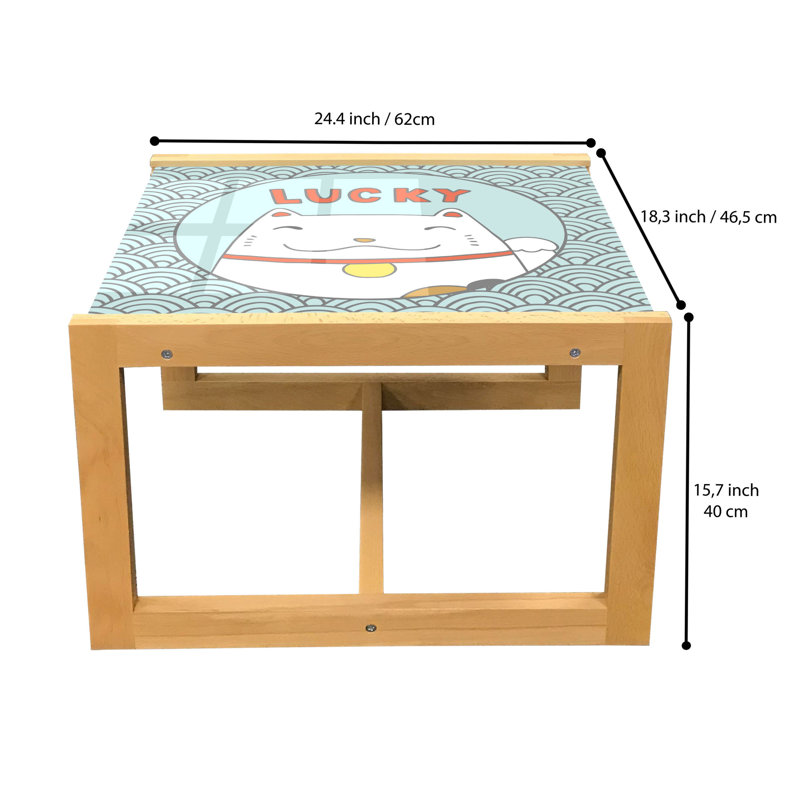 Jacquane Sled Coffee Table, 62cm H x 46cm W x 40cm D