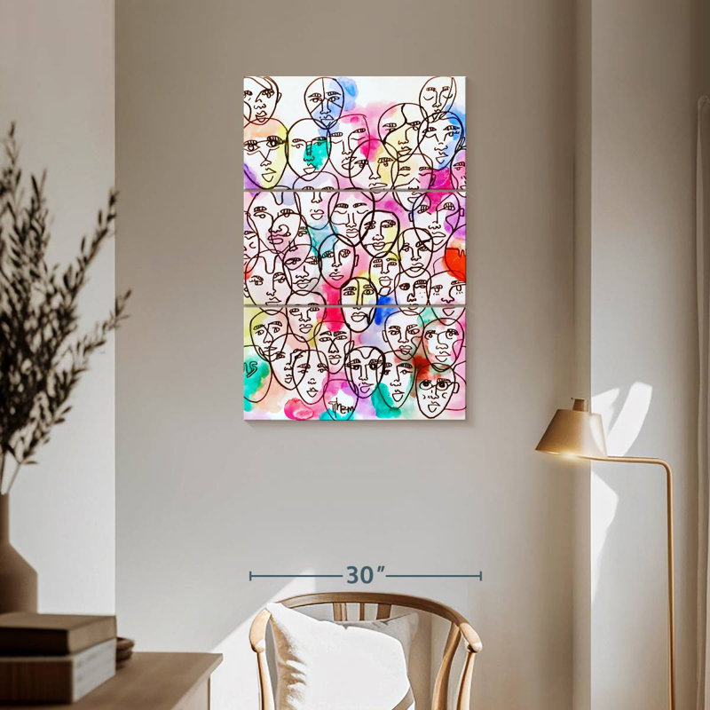 Khadijeh We Us Them, 57" H x 36" W