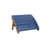 Pacific Blue Top/Antique Mahogany Base