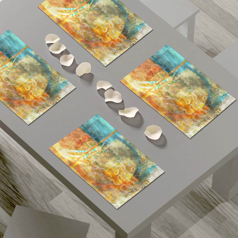 Napperon abstrait en polyester