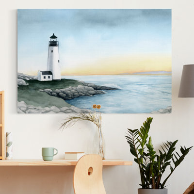 Impression sur toile tendue Lighthouse Bay I