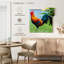 Crowle coq sur l'herbe-111889129
