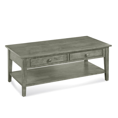 East Hampton Solid Wood Coffee Table with Storage by Braxton Culler
