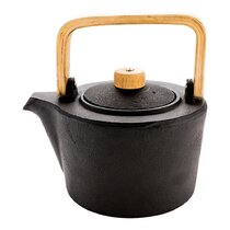 Tetsubin Cube Black Cast Iron Teapot 27 oz 1-Count Box