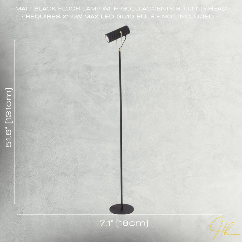 131cm Matte Task Floor Lamp