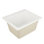 Medford 25'' L x 22'' W White Undermount Laundry Sink