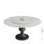 Table de salle à manger noire avec plateau tournant pour la salle à manger-811202894