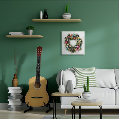 " Winter Holiday Wreath Designer Glam Accents " by Ziwei Li