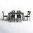Lashbrook 6-Person Solid and Manufactured Wood Dining Set-495176432