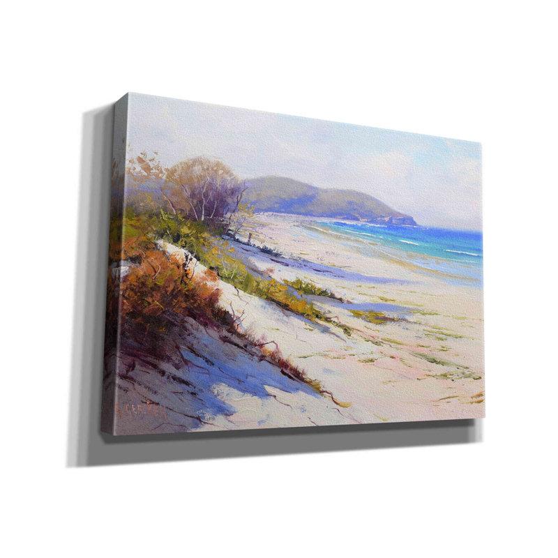 «Port Stephans Beach Sands» par Graham Gercken, estampe numérique sur toile, H 12 po x l 16 po x P 0,75 po