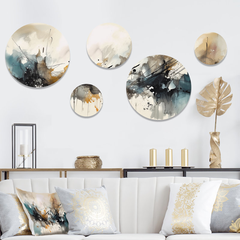 Abstract Wall Decor on Metal