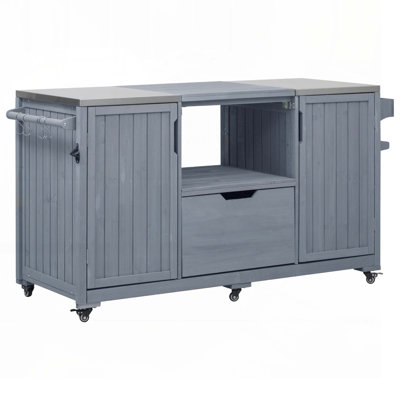 Outdoor Kitchen Island for Big Green Egg Grills