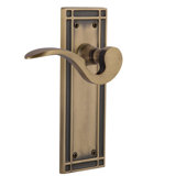 Mission Plate Privacy (Bed & Bath) with Manor Lever