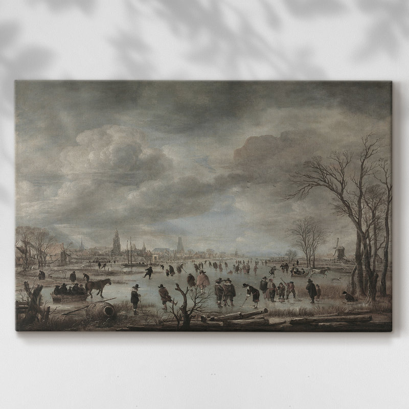 Paysages rétro-Cccxxxxi - Cavas enveloppés de galerie, 8 x 12