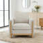 Fauteuil rembourré en tissu-631355154