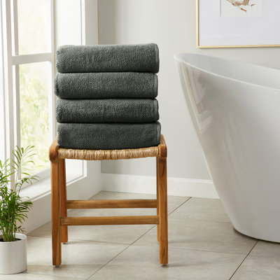 100% Cotton Textured Bath Sheet