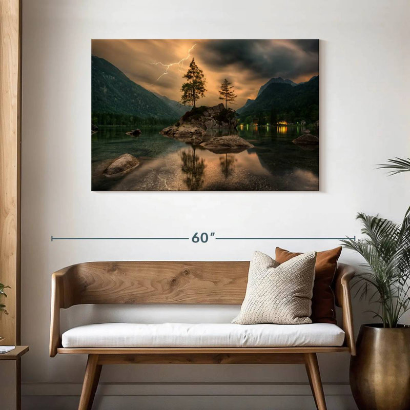 Alvord Magical Lakeside Mountain, H 30 po x l 45 po