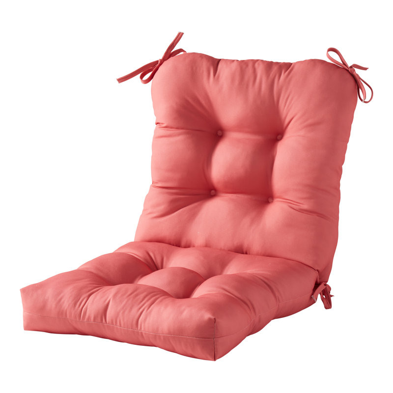 Coussin de chaise d'extérieur Lester, 1, H 21 po x l 21 po x P 21 po, Corail