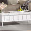 Table basse avec tiroirs VIBE HAUS avec tiroirs, table centrale moderne avec plateau pliable, table basse réglable multifonctionnelle avec compartiment de rangement dissimulé