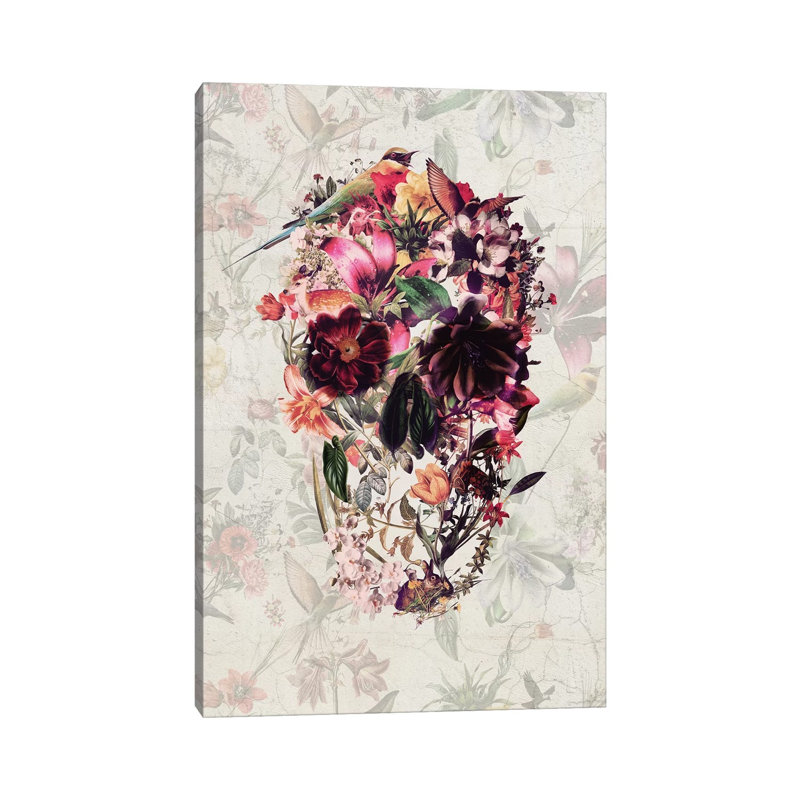 New Skull by Ali Gulec - Wrapped Canvas Gallery-Wrapped Canvas Giclée, 20.32 cm H x 30.48 cm W