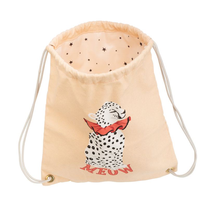 Yvonne Ellen - Cheetah Drawstring Bag