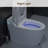 GT Tankless Smart Toilet With Bidet Built In, One-piece Bidet Toilet Seat, Auto Flush, Heated Seat, Warm Water and Dry, Adjustable Temp, Remote Control Side Know