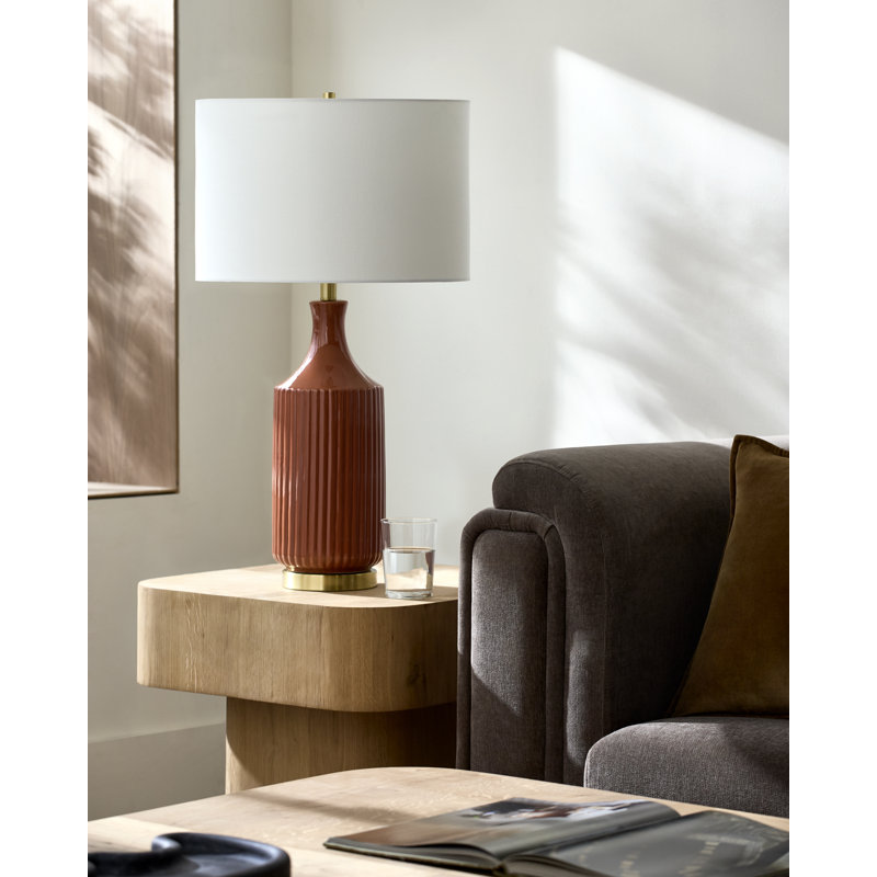 Waithman Table Lamp, Brick