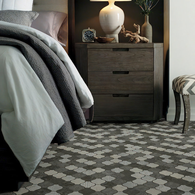 Carreau de mosaïque en pierre naturelle 12 po x 12 po pour mur et plancher