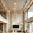 10 - Light Dimmable Tiered Chandelier