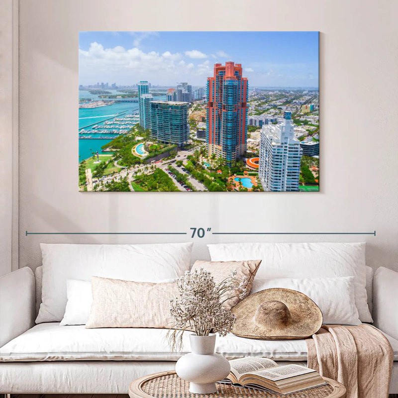 Gratte-ciel de Sirci South Beach, H 32 po x l 48 po