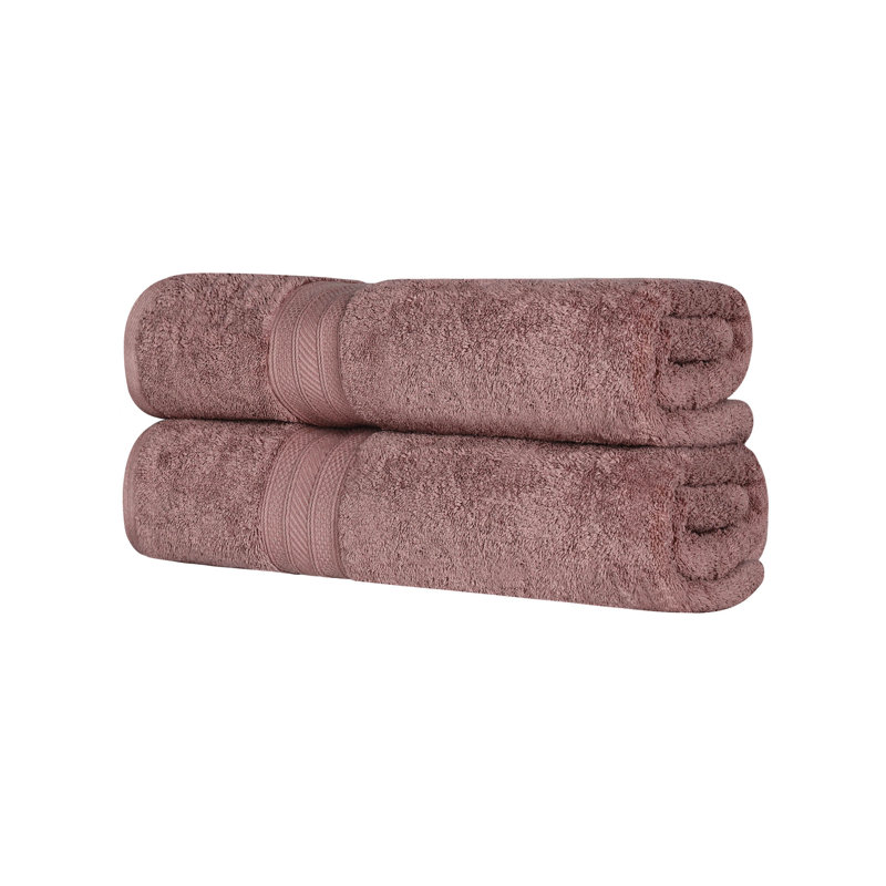 Drap de bain en coton peigné Glenlee, Grape Shake