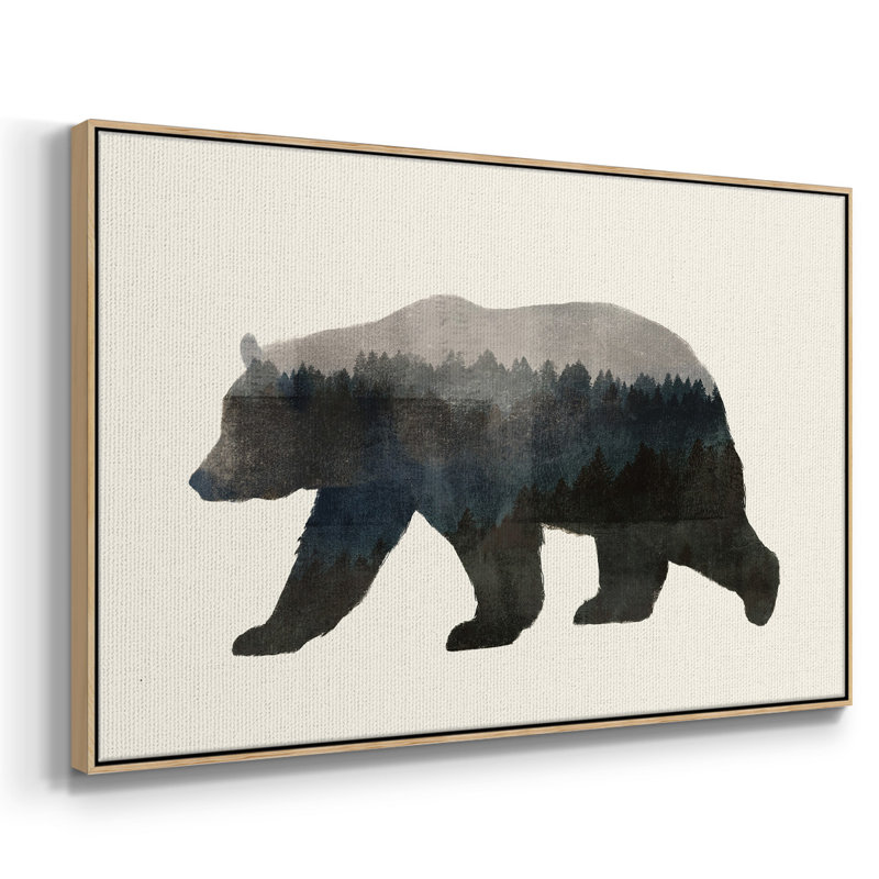 The Wilderness II, Toile avec cadre en bois naturel, H 25 po x l 37 po x P 2 po