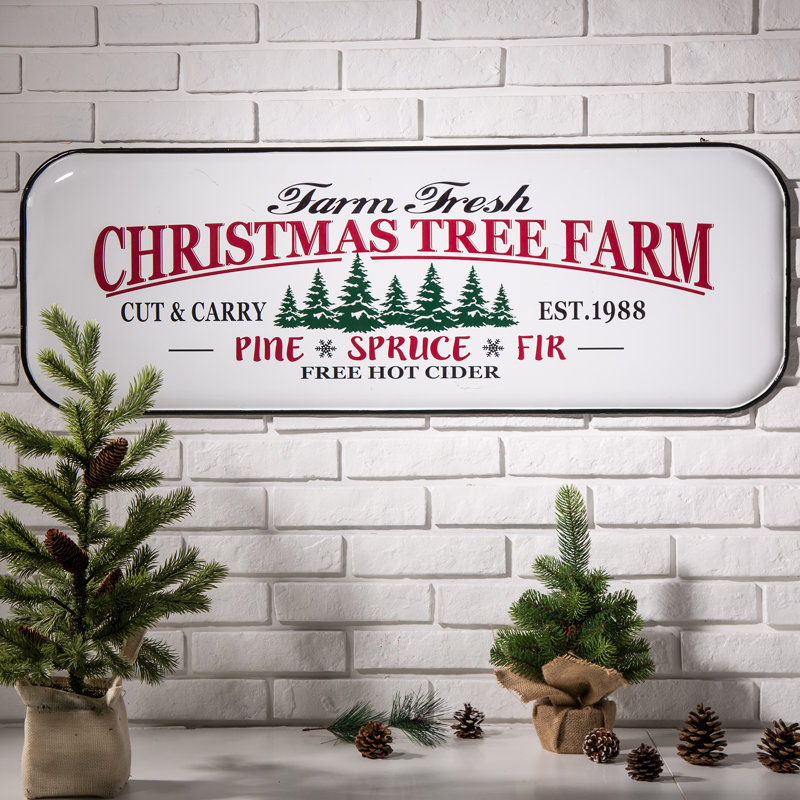 Metal Christmas Wall Decor