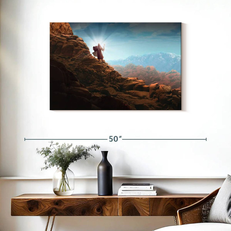 Adella Moses And The Commandments, 24" H x 36" W
