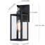 Schlesinger Matte Black Outdoor Wall Lantern-891558574