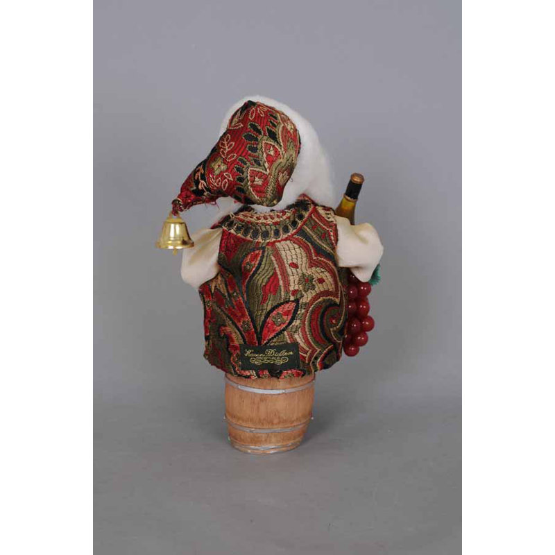 Christmas Wine Santa Figurine