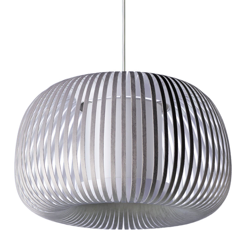 Ova 1 - Light Unique/Statement Pendant, Light Gray