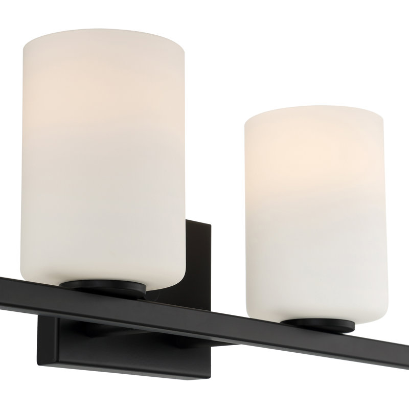 4 - Light Dimmable LED Vanity Light, Matte Black