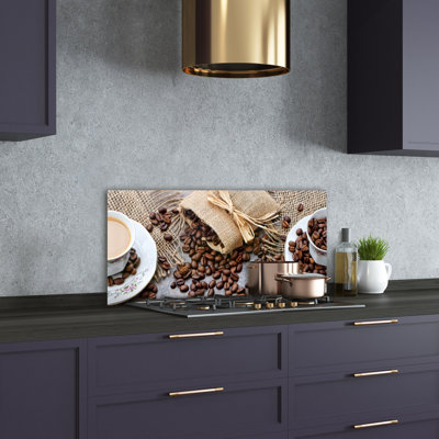 Liron 50cm W x 100cm L Glass Peel and Stick Panel