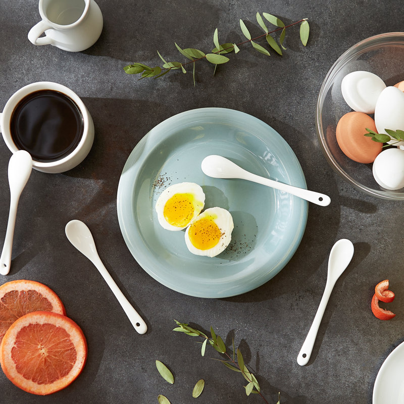 PORCELAIN EGG SPOON SET OF 4