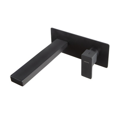 Eleganza Wall Mounted Bathroom Faucet with Drain Assembly
