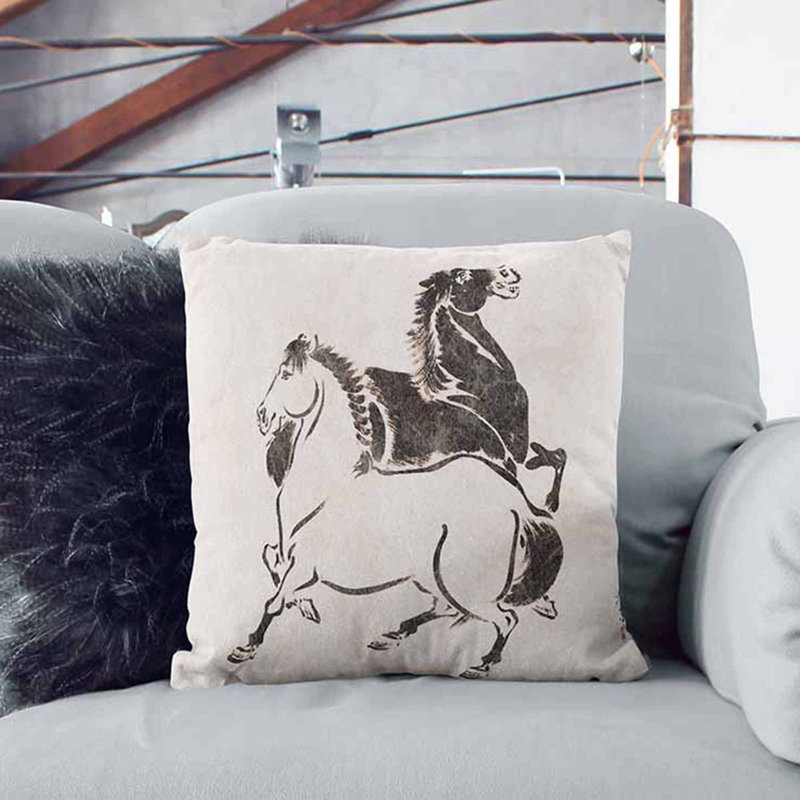 Square Throw Cushion, 55cm H x 55cm W x 20cm D