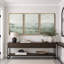 «Minimal Landscape», art organique moderne vert sauge, images murales abstraites simples dans la chambre à coucher, grand ensemble de 3 impressions murales sur toile, 16 x 24 x 3, 24 x 36 x 3-91874882-91874881