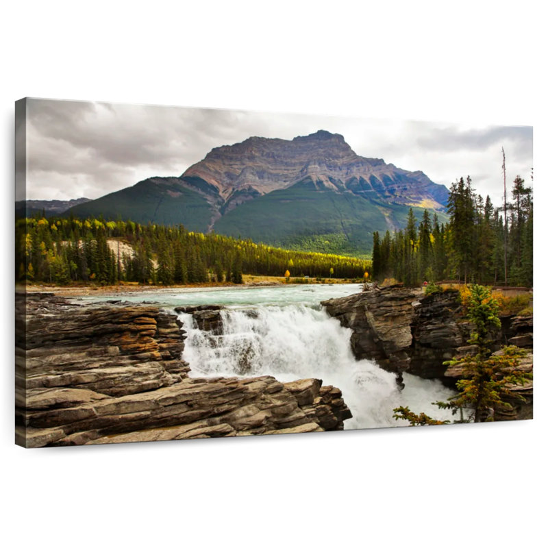 Alvord Sunwapta Waterfalls, 32" H x 48" W